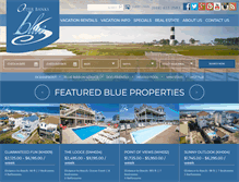 Tablet Screenshot of outerbanksblue.com